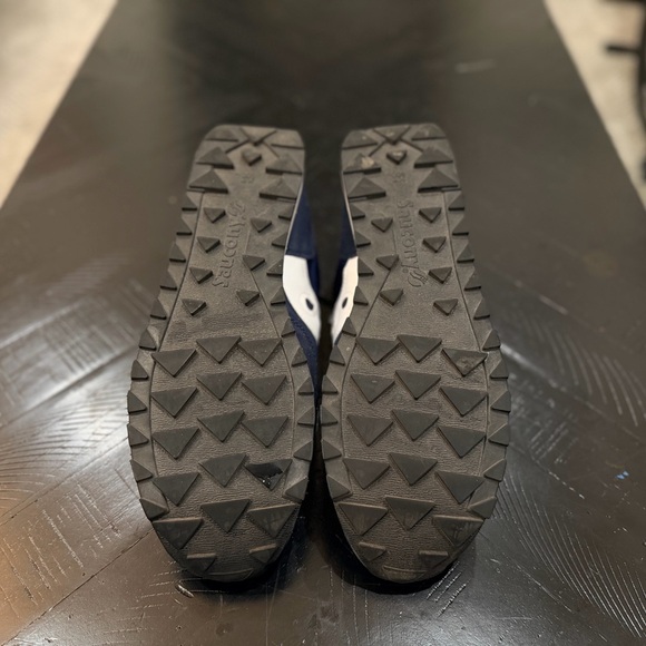 Saucony Men's Jazz Dark Blue and White Sneakers - Picture 5 of 5